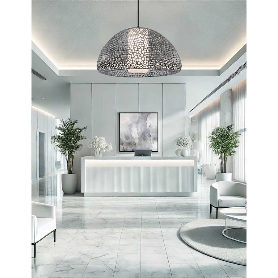 Justice Design Group Dilston 4 Light 36" Wide Pendant