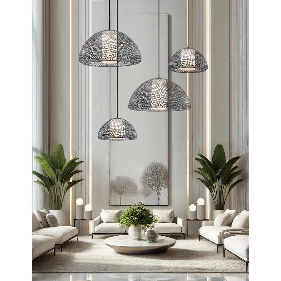 Justice Design Group Dilston 4 Light 36" Wide Pendant