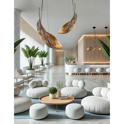 Justice Design Group Palmera 3 Light 39" Wide Abstract Pendant