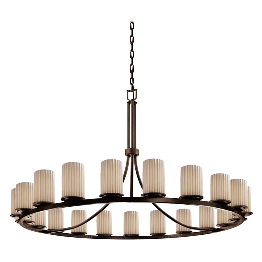 Justice Design Group Limoges 60" Wide Ring Chandelier