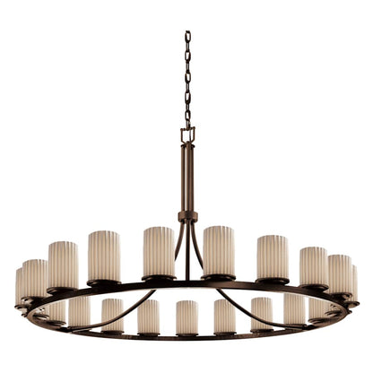 Justice Design Group Limoges 60" Wide Ring Chandelier