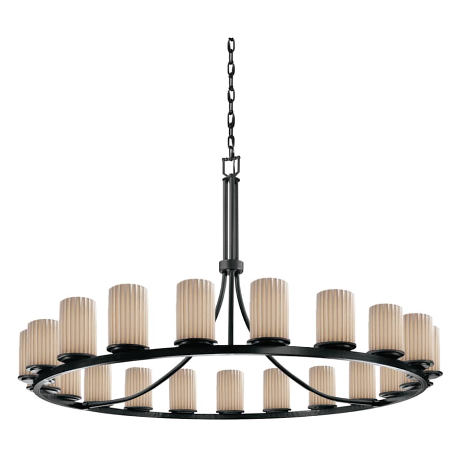 Justice Design Group Limoges 60" Wide Ring Chandelier