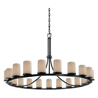 Justice Design Group Limoges 60" Wide Ring Chandelier