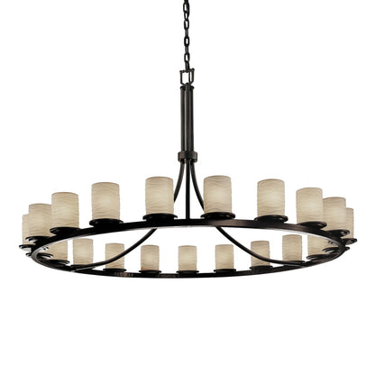Justice Design Group Limoges 21 Light 1 Tier Chandelier