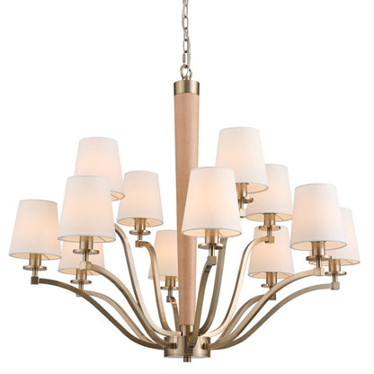 Kalco Curva 12 Light 36" Wide Chandelier