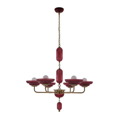 Kalco Verde 6 Light 40" Wide Globe Chandelier