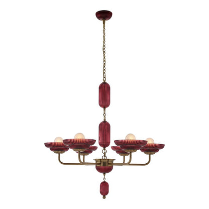 Kalco Verde 6 Light 40" Wide Globe Chandelier