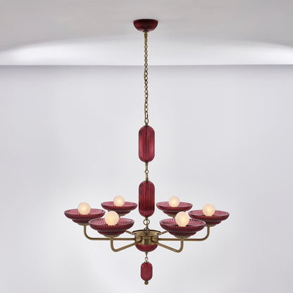 Kalco Verde 6 Light 40" Wide Globe Chandelier