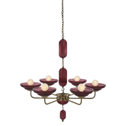 Kalco Verde 6 Light 40" Wide Globe Chandelier