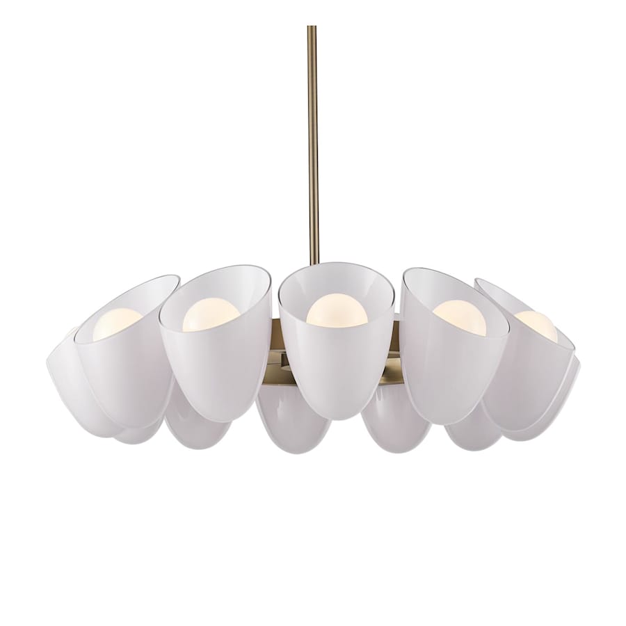 Kalco Cocoon 12 Light 36" Wide Chandelier