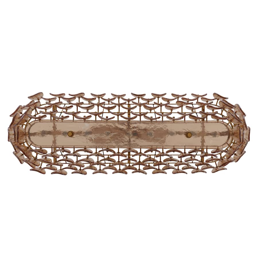 Kalco Uroko 9 Light 16" Wide Linear Chandelier
