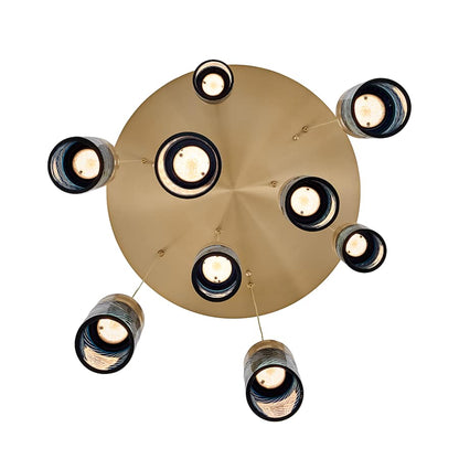 Kalco Kiriko 24" Wide LED Multi Light Pendant