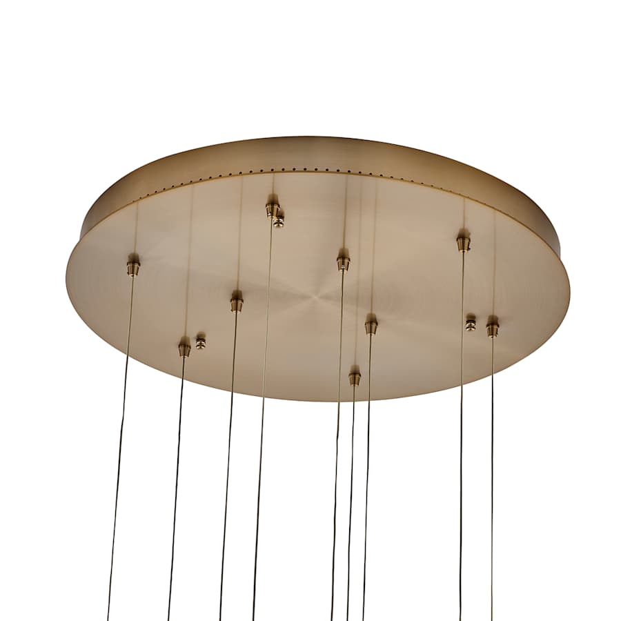 Kalco Kiriko 24" Wide LED Multi Light Pendant