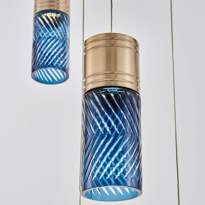 Kalco Kiriko 24" Wide LED Multi Light Pendant