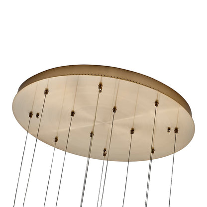 Kalco Kiriko 30" Wide LED Multi Light Pendant