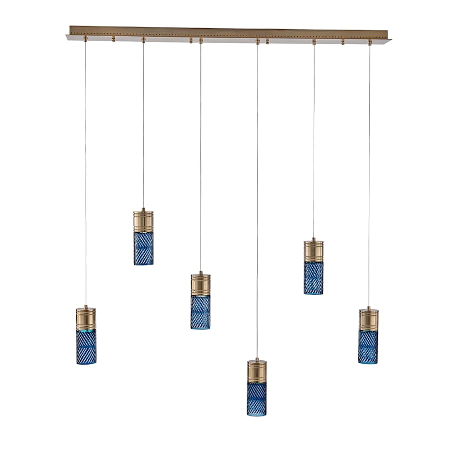 Kalco Kiriko 6" Wide LED Linear Pendant