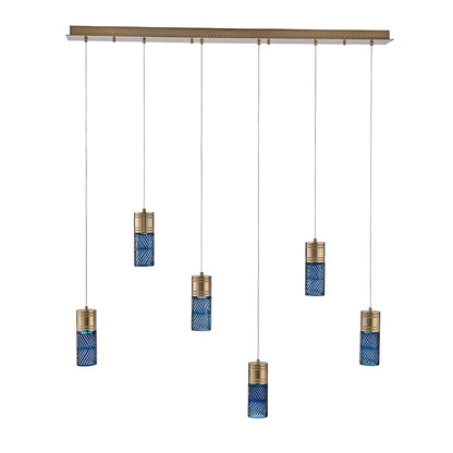 Kalco Kiriko 6" Wide LED Linear Pendant