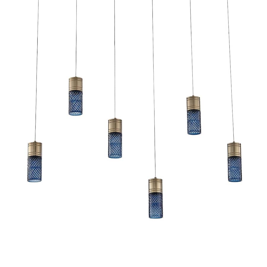 Kalco Kiriko 6" Wide LED Linear Pendant