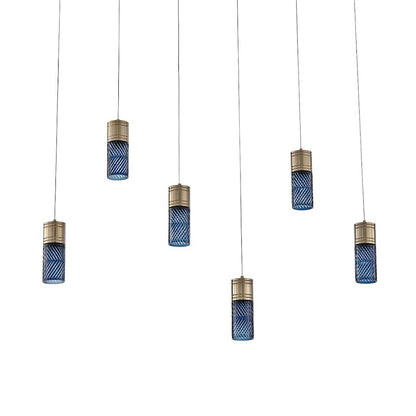 Kalco Kiriko 6" Wide LED Linear Pendant