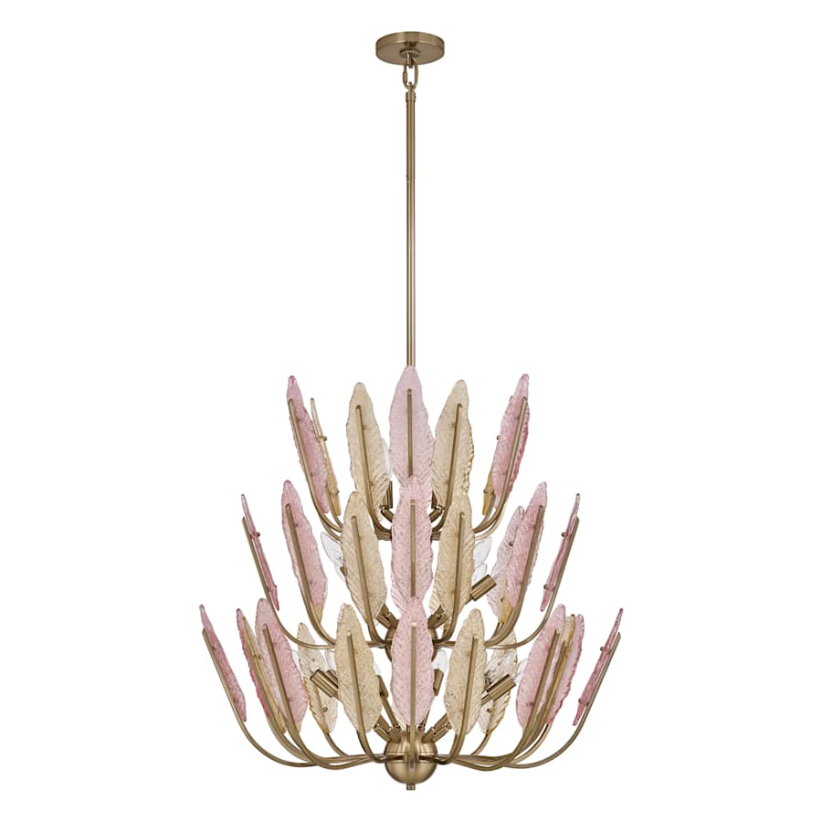 Kalco Autumna 22 Light 30" Wide Abstract Chandelier