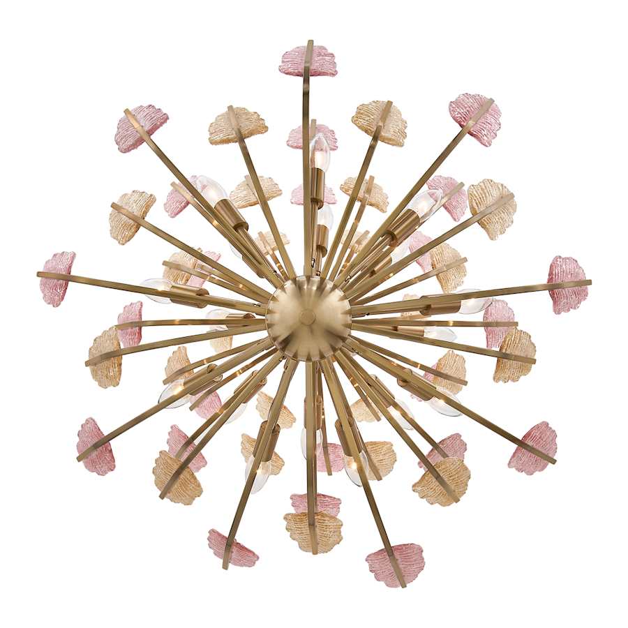 Kalco Autumna 22 Light 30" Wide Abstract Chandelier