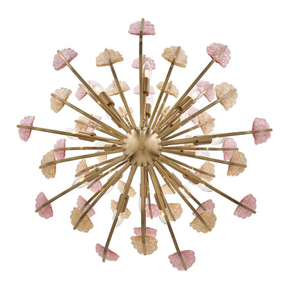 Kalco Autumna 22 Light 30" Wide Abstract Chandelier
