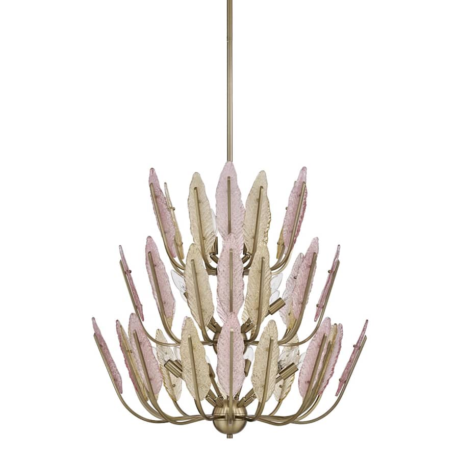 Kalco Autumna 22 Light 30" Wide Abstract Chandelier
