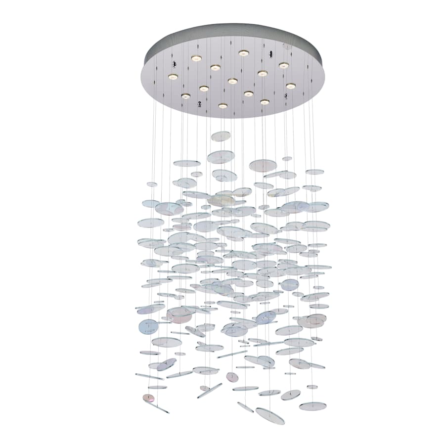 Kalco Spettro 13 Light 36" Wide Abstract Chandelier