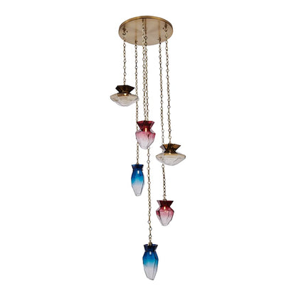 Kalco Bolsa 6 Light 31" Wide Multi Light Pendant