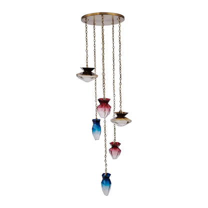Kalco Bolsa 6 Light 31" Wide Multi Light Pendant