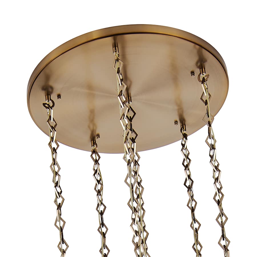 Kalco Bolsa 6 Light 31" Wide Multi Light Pendant