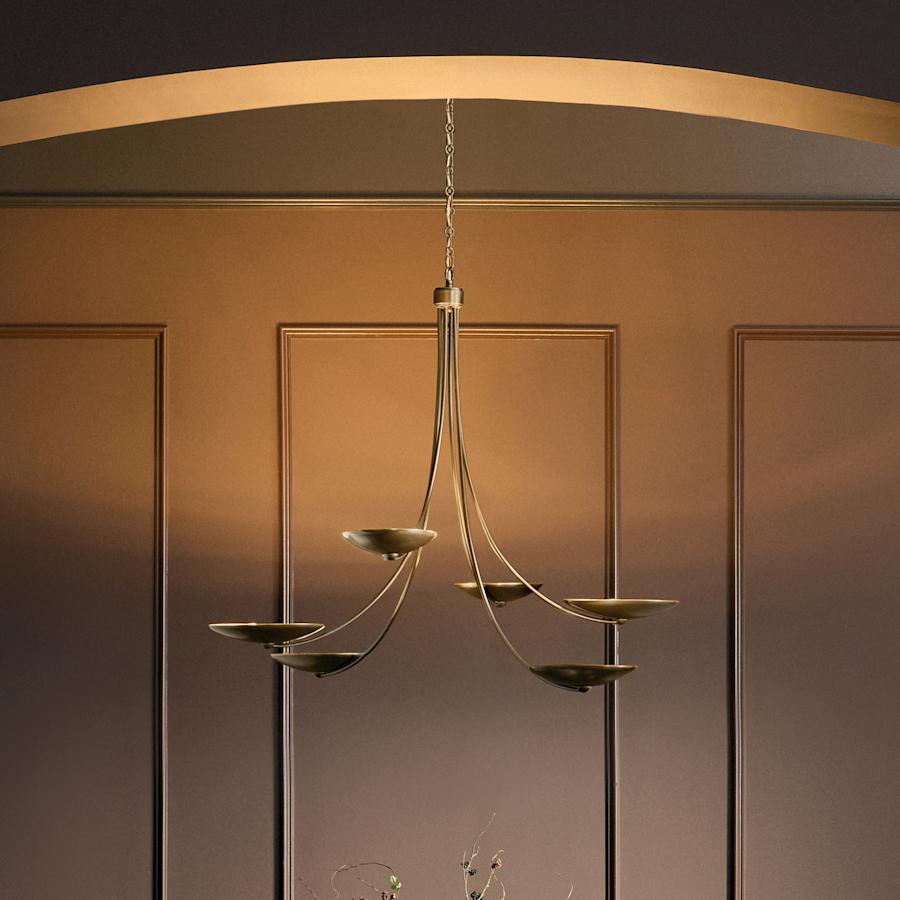 Kichler Palmela 6 Light 46" Wide Chandelier
