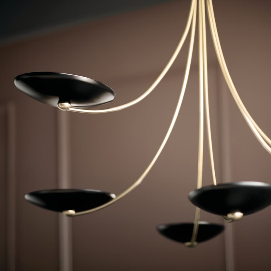 Kichler Palmela 6 Light 46" Wide Chandelier