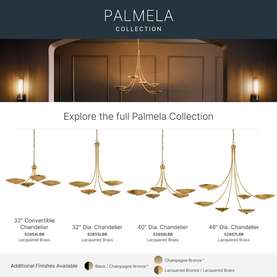 Kichler Palmela 6 Light 46" Wide Chandelier