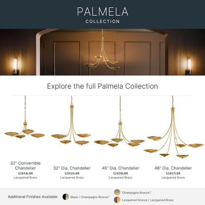 Kichler Palmela 6 Light 46" Wide Chandelier