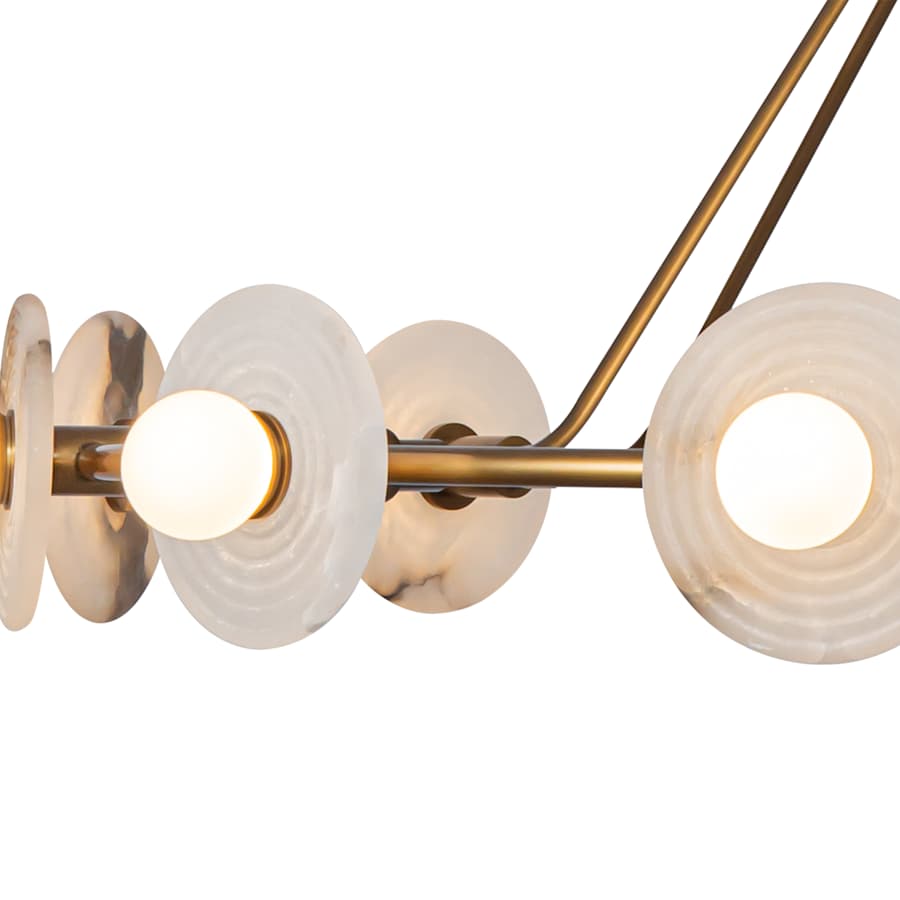 Kuzco Lighting Dahlia 47" Wide LED Ring Chandelier