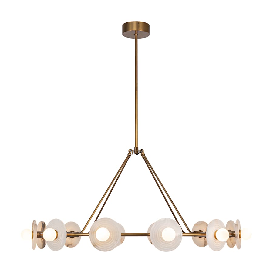 Kuzco Lighting Dahlia 47" Wide LED Ring Chandelier