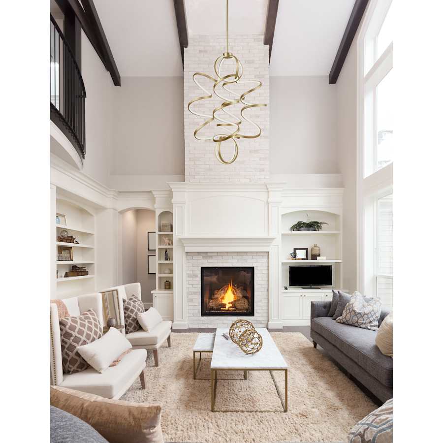 Kuzco Lighting Synergy 32" Wide LED Abstract Chandelier
