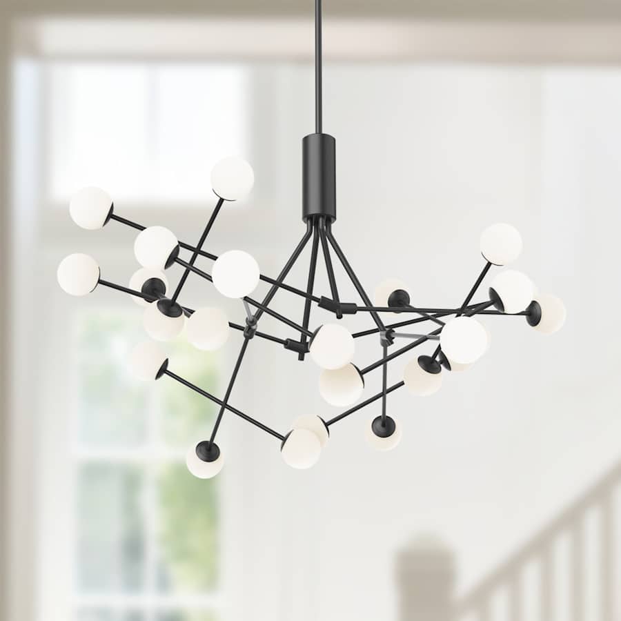 Kuzco Lighting Moto 40" Wide LED Abstract Chandelier