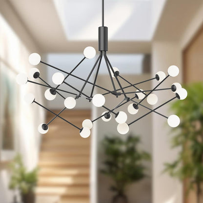 Kuzco Lighting Moto 56" Wide LED Abstract Chandelier