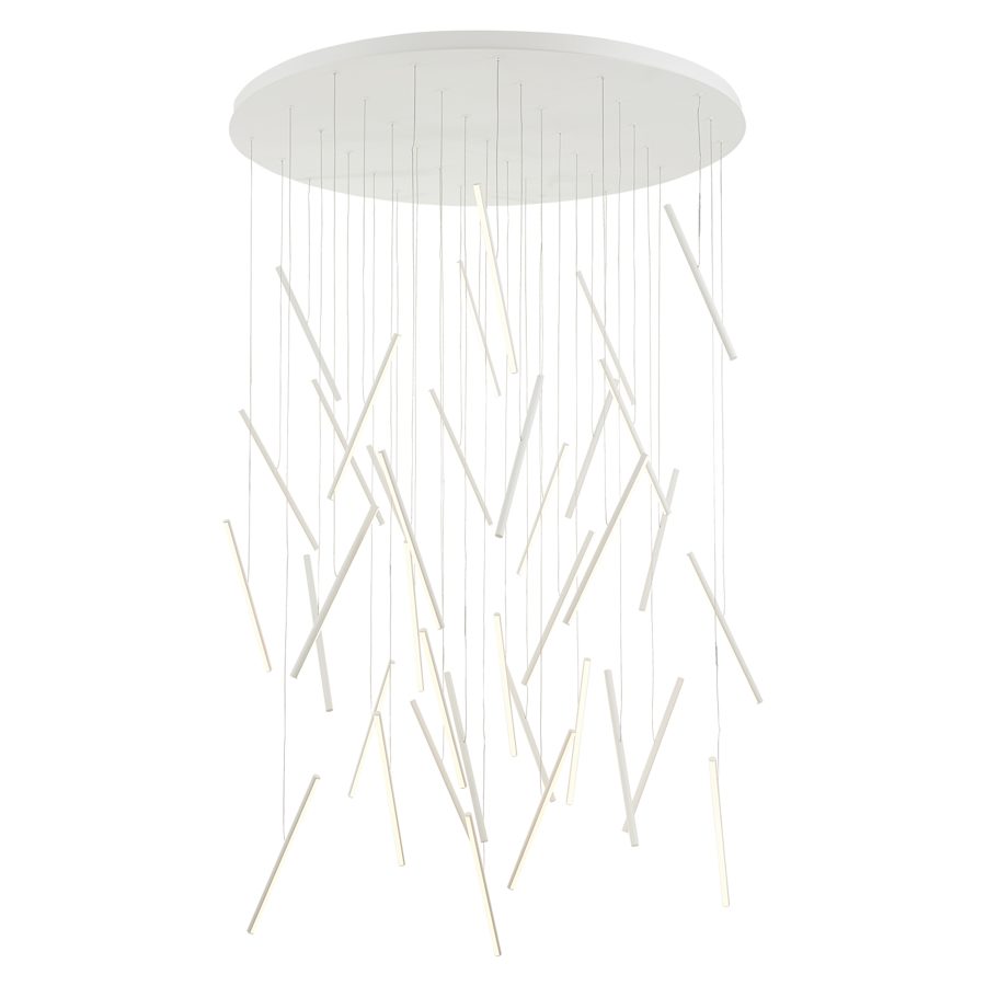 Kuzco Lighting Chute 50" Wide LED Multi Light Pendant
