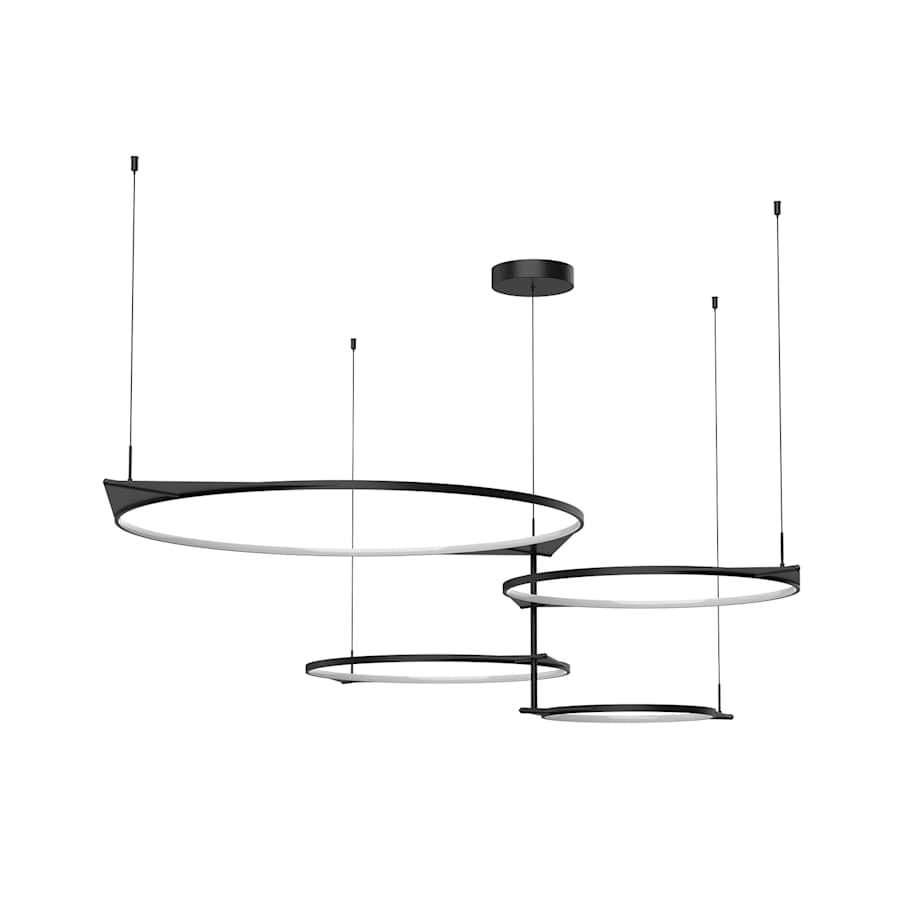 Kuzco Lighting Serif 74" Wide LED Suspension Linear Pendant