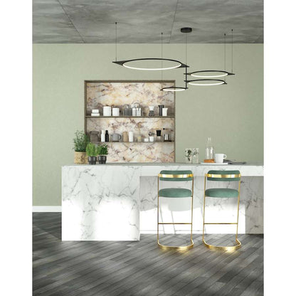 Kuzco Lighting Serif 74" Wide LED Suspension Linear Pendant