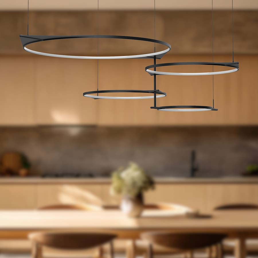 Kuzco Lighting Serif 74" Wide LED Suspension Linear Pendant