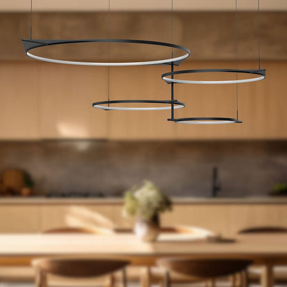 Kuzco Lighting Serif 74" Wide LED Suspension Linear Pendant