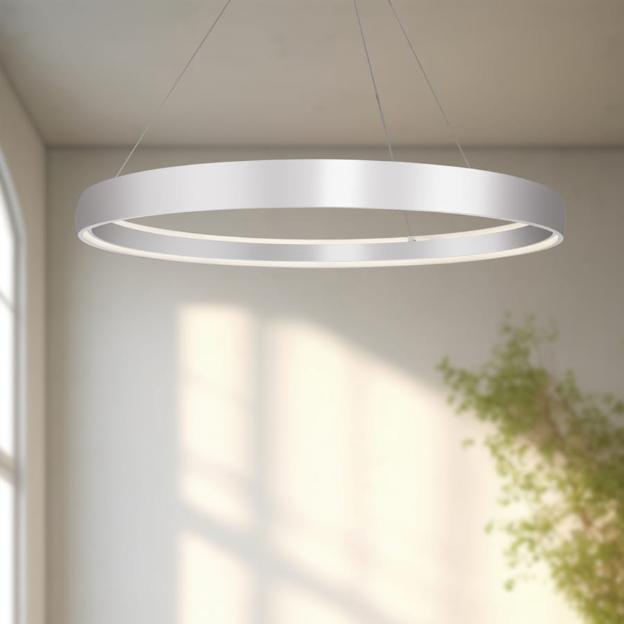Kuzco Lighting Halo 71" Wide LED Drum Chandelier