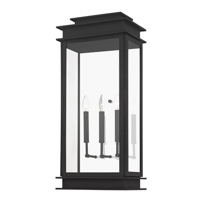 Livex Lighting Princeton 3 Light 29" Tall Commercial Wall Sconce