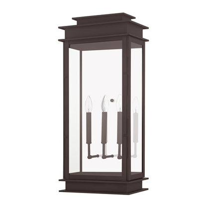 Livex Lighting Princeton 3 Light 29" Tall Commercial Wall Sconce