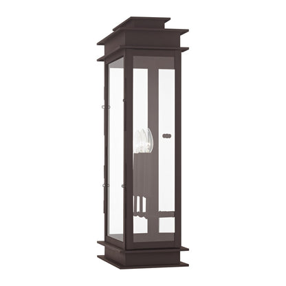 Livex Lighting Princeton 3 Light 29" Tall Commercial Wall Sconce