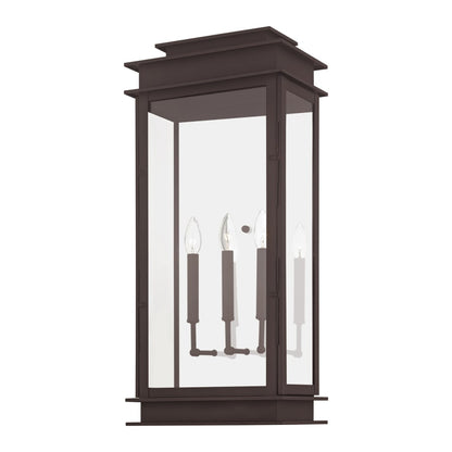 Livex Lighting Princeton 3 Light 29" Tall Commercial Wall Sconce